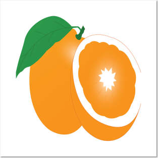 Delicious Orange Fruit Posters and Art